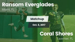 Matchup: Ransom Everglades vs. Coral Shores  2017