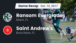 Recap: Ransom Everglades  vs. Saint Andrew's  2017