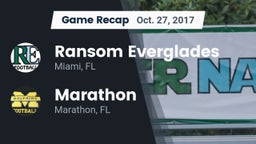 Recap: Ransom Everglades  vs. Marathon  2017