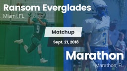 Matchup: Ransom Everglades vs. Marathon  2018