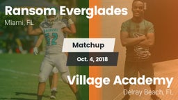 Matchup: Ransom Everglades vs. Village Academy  2018