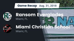 Recap: Ransom Everglades  vs. Miami Christian School 2018