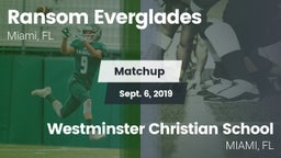 Matchup: Ransom Everglades vs. Westminster Christian School 2019