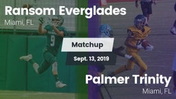 Matchup: Ransom Everglades vs. Palmer Trinity  2019