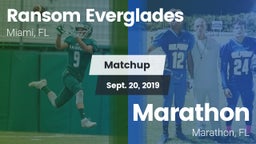 Matchup: Ransom Everglades vs. Marathon  2019