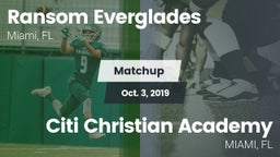 Matchup: Ransom Everglades vs. Citi Christian Academy 2019