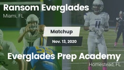 Matchup: Ransom Everglades vs. Everglades Prep Academy  2020