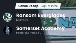 Recap: Ransom Everglades  vs. Somerset Academy  2022