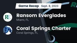 Recap: Ransom Everglades  vs. Coral Springs Charter  2023