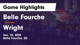 Belle Fourche  vs Wright Game Highlights - Jan. 18, 2020