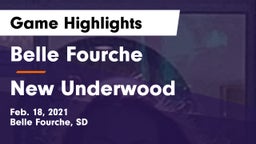 Belle Fourche  vs New Underwood Game Highlights - Feb. 18, 2021