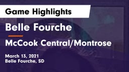 Belle Fourche  vs McCook Central/Montrose  Game Highlights - March 13, 2021