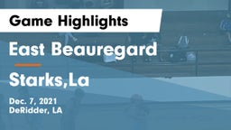 East Beauregard  vs Starks,La Game Highlights - Dec. 7, 2021