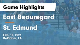 East Beauregard  vs St. Edmund Game Highlights - Feb. 10, 2023