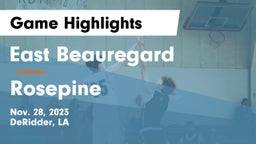 East Beauregard  vs Rosepine  Game Highlights - Nov. 28, 2023