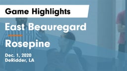 East Beauregard  vs Rosepine  Game Highlights - Dec. 1, 2020
