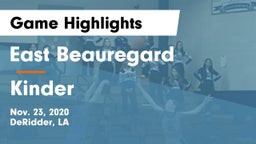East Beauregard  vs Kinder  Game Highlights - Nov. 23, 2020