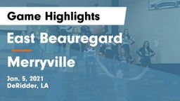 East Beauregard  vs Merryville  Game Highlights - Jan. 5, 2021