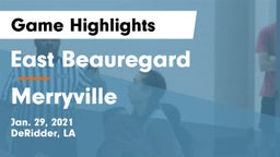 East Beauregard  vs Merryville  Game Highlights - Jan. 29, 2021