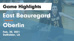 East Beauregard  vs Oberlin  Game Highlights - Feb. 20, 2021