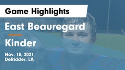 East Beauregard  vs Kinder  Game Highlights - Nov. 18, 2021