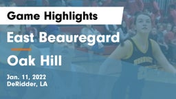 East Beauregard  vs Oak Hill  Game Highlights - Jan. 11, 2022