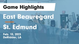 East Beauregard  vs St. Edmund  Game Highlights - Feb. 10, 2023
