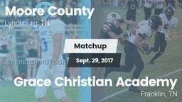 Matchup: Moore County High vs. Grace Christian Academy 2017
