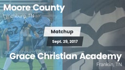 Matchup: Moore County High vs. Grace Christian Academy 2016