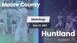 Matchup: Moore County High vs. Huntland  2016