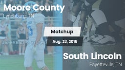 Matchup: Moore County High vs. South Lincoln  2018
