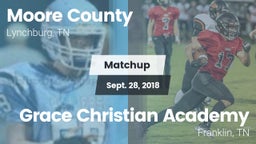 Matchup: Moore County High vs. Grace Christian Academy 2018