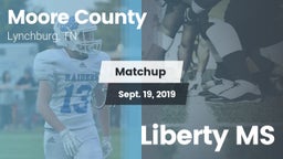Matchup: Moore County High vs. Liberty MS 2019
