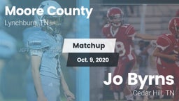 Matchup: Moore County High vs. Jo Byrns  2020