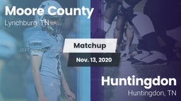 Matchup: Moore County High vs. Huntingdon  2020
