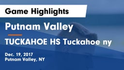 Putnam Valley  vs TUCKAHOE HS   Tuckahoe ny Game Highlights - Dec. 19, 2017