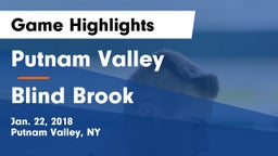 Putnam Valley  vs Blind Brook  Game Highlights - Jan. 22, 2018