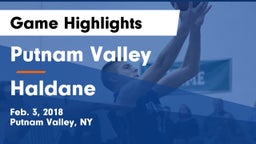 Putnam Valley  vs Haldane  Game Highlights - Feb. 3, 2018