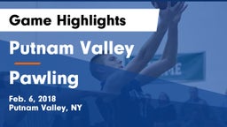 Putnam Valley  vs Pawling  Game Highlights - Feb. 6, 2018