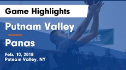Putnam Valley  vs Panas  Game Highlights - Feb. 10, 2018