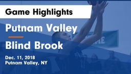 Putnam Valley  vs Blind Brook  Game Highlights - Dec. 11, 2018