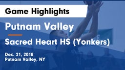 Putnam Valley  vs Sacred Heart HS (Yonkers) Game Highlights - Dec. 21, 2018