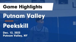 Putnam Valley  vs Peekskill  Game Highlights - Dec. 12, 2023
