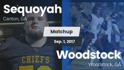 Matchup: Sequoyah  vs. Woodstock  2017