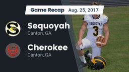 Recap: Sequoyah  vs. Cherokee  2017