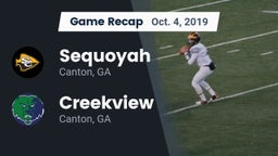 Recap: Sequoyah  vs. Creekview  2019