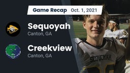 Recap: Sequoyah  vs. Creekview  2021