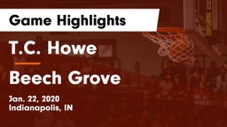T.C. Howe  vs Beech Grove  Game Highlights - Jan. 22, 2020