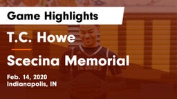 T.C. Howe  vs Scecina Memorial  Game Highlights - Feb. 14, 2020