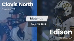 Matchup: Clovis North High vs. Edison  2019